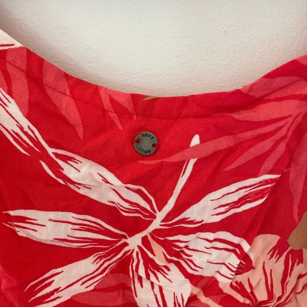 Roxy dear amor ruched crop top NWT size medium
